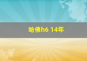 哈佛h6 14年